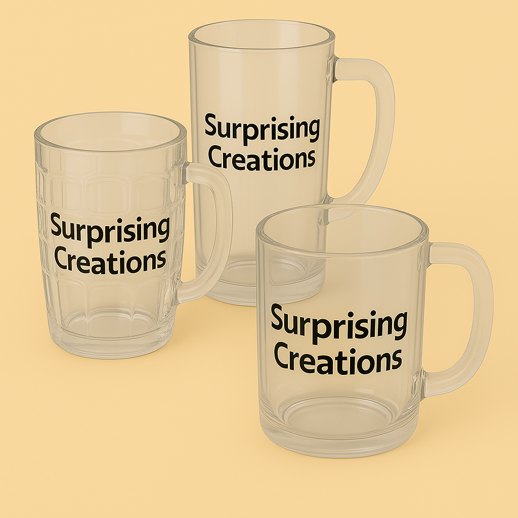 glass mugs